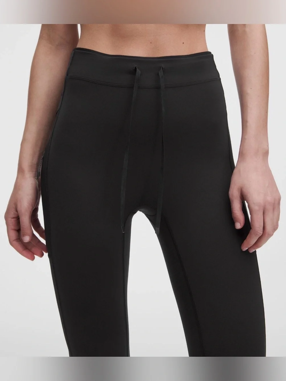 Lululemon No Line High Rise Run Tight 25” Black Sz 8 NWT